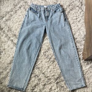 Good American Light Blue Straight Leg Jeans